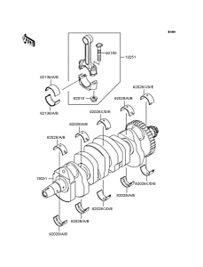 ZR1000 Коленвал