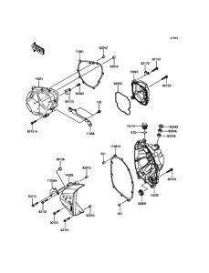 ZR800 Крышки двигателя