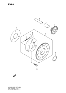 AN125 Муфта стартера