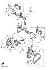 FJ1200 Поворотники