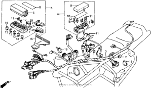 GL1200I A / i wire harness 86-87