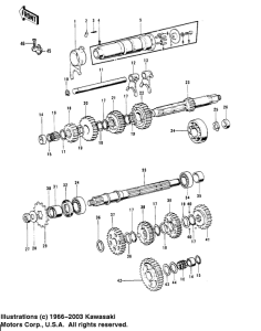  Transmission / change drum