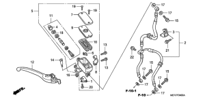 CBF600 (Naked) Fr. brake master cylinder