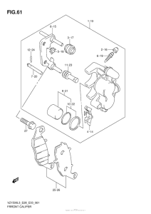 VZ1500 Frront Caliper