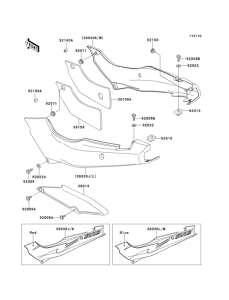  Side covers / chain cover(ex500-f2)