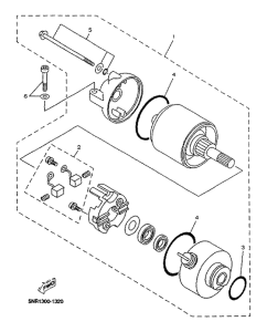 YP125D Стартер