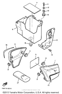 XJ700SC Боковые обтекатели