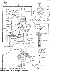 KX125 Carburetor assy