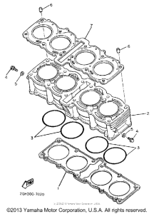 FZR1000U Цилиндры