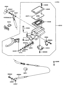 ZG1000 Главный цилиндр сцепления