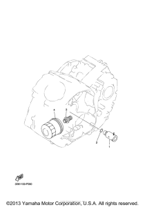 XVS1300A Масляный фильтр