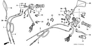 CMX250C Switch / cable