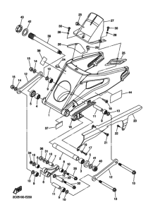 YZF-R6 Задний рычаг и подвеска
