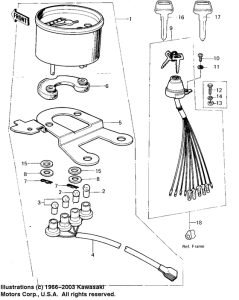 KM100 Meters / ignition switch