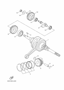 HW151 Коленчатый вал и Поршень