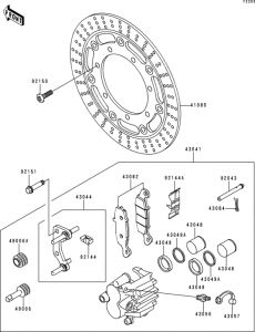 Передний тормоз