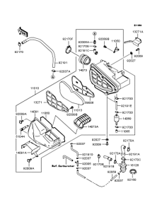BN125 Воздушный фильтр