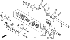  Вилка переключения передач