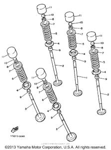 FZR750RT Клапана