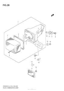  Задний фонарь