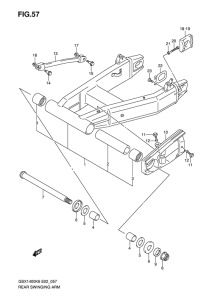 GSX1400 Rear swingingarm