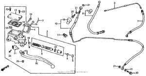 VF750S Цилиндр сцепления