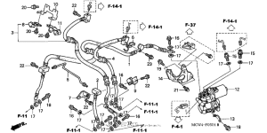 VFR800 (ABS) Тормозные шланги передние