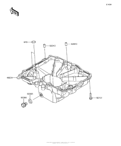 ZX1000 Маслянный поддон