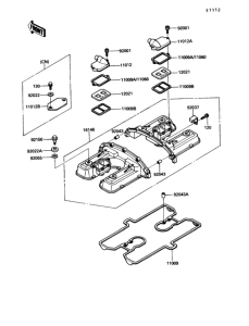 ZG1200 Крышка головки цилиндров
