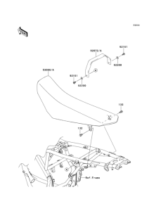 KLX125 Сиденье