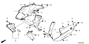 NSA700 Боковая крышка