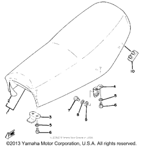 TT500C Сиденье
