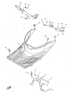 YA50R Stand. footrest