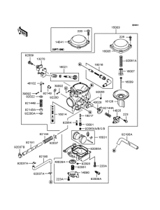 VN800 Карбюратор