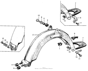 CL90 Задний бампер