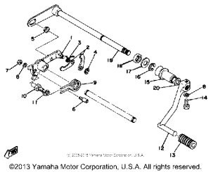 RD400C Переключение скоростей