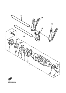 VMX12 Shift cam & fork