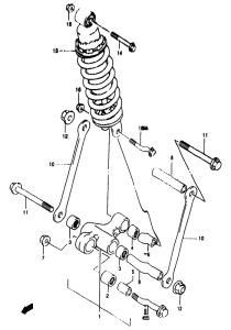 GSF1200S (ABS) Втулки заднего рычага