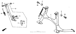 VT700C Подножка