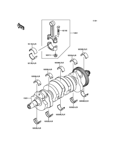 ZR800 Коленвал