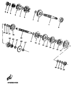 TZR50 Трансмиссия