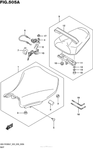 GSX-R1000 Сиденье