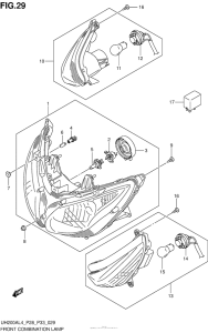 UH200 Front Combination Lamp