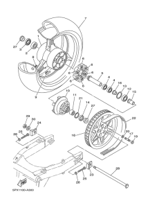 XV17PCSC Переднее колесо