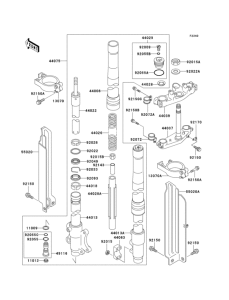 KLX250 Front fork(1 / 2)