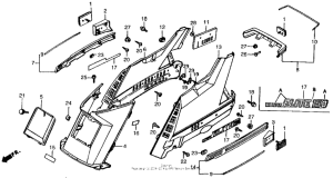 CH150D Center cover 85-86