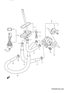 RF600 Топливный кран