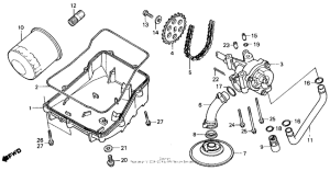 VF700C Маслянный поддон
