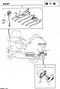 GV1400 Tail marker lamp / harness set