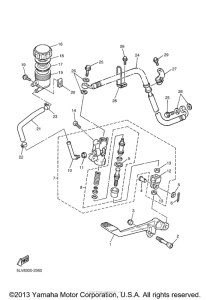 FZS1T Задний торм цилиндр